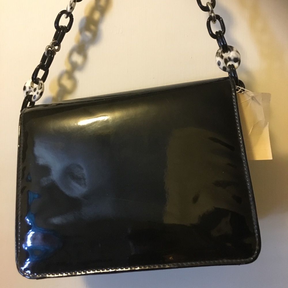 Black Patent Leather Bag